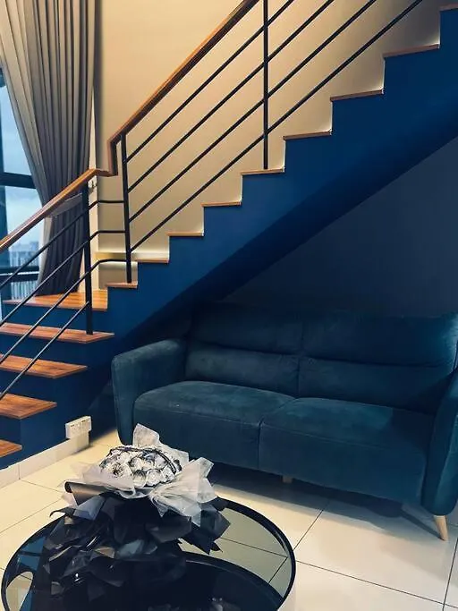 Blue Cozy Duplex House Apartment Kuala Lumpur Malaysia